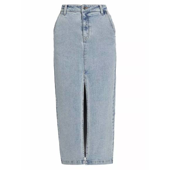 NEW GENERATION LOVE medina denim skirt in light blue - Picture 6 of 6